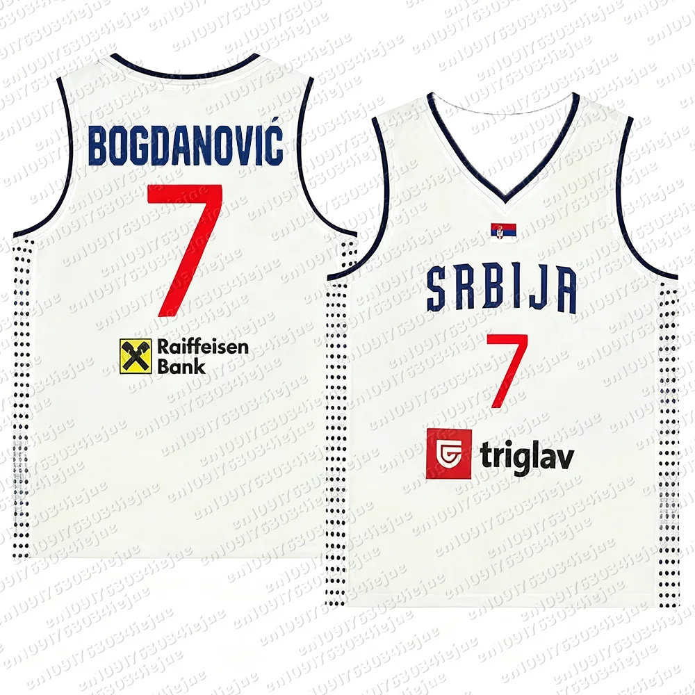 Unisex Atmungsaktives Schnelltrocknendes Basketball-Trikot Srbija 15 Jokic Günstige Hochwertige Outdoor-Sportbekleidung für Kinder – Detail 13