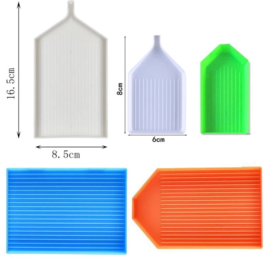 Accessori per pittura diamante grande capacità fai da te punta diamantata lavoro manuale quadrato rotondo vassoio di strass grandi strumenti
