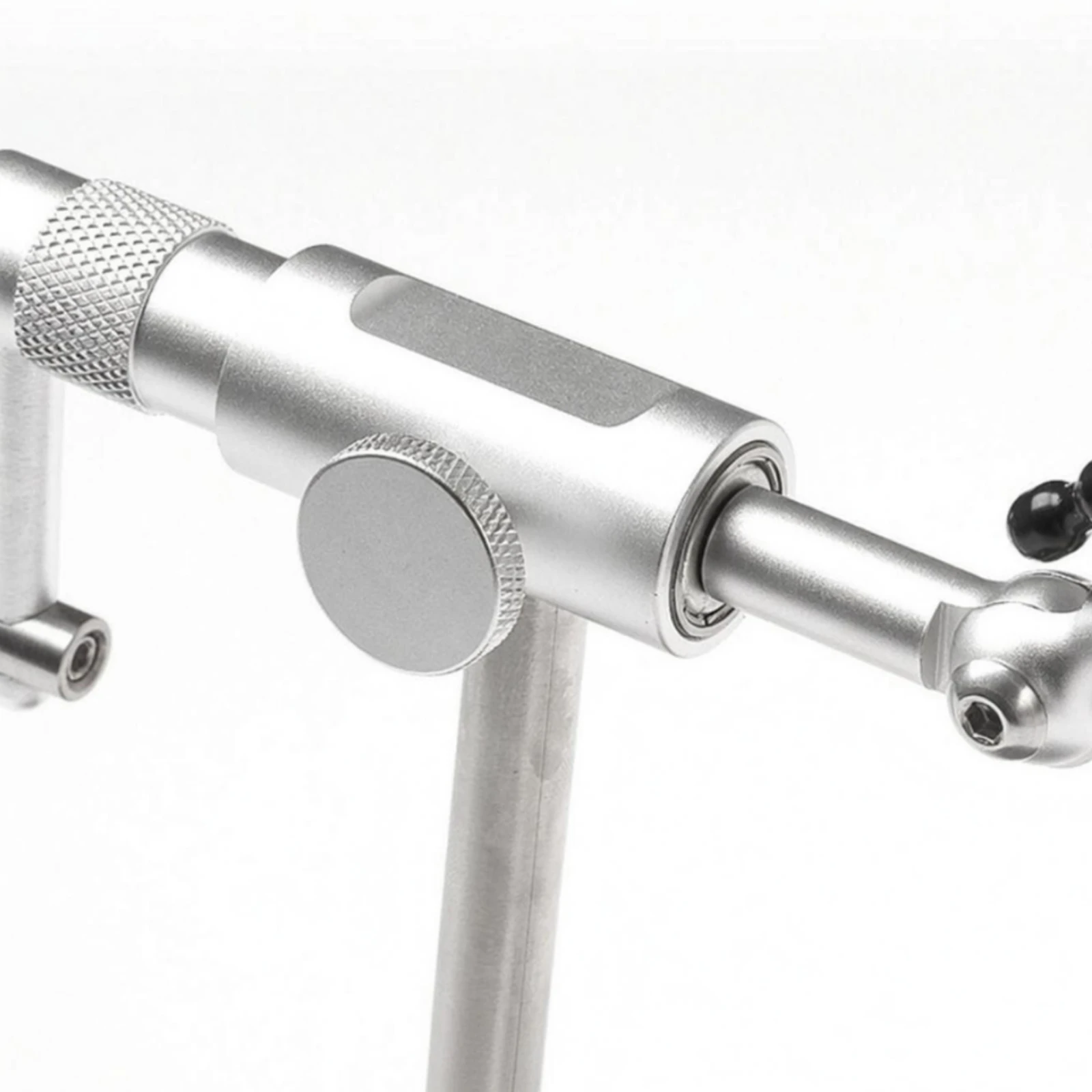 rotary-fly-tying-vise-silver-and-black-finish-true-rotary-vise-fishing-tool-metal