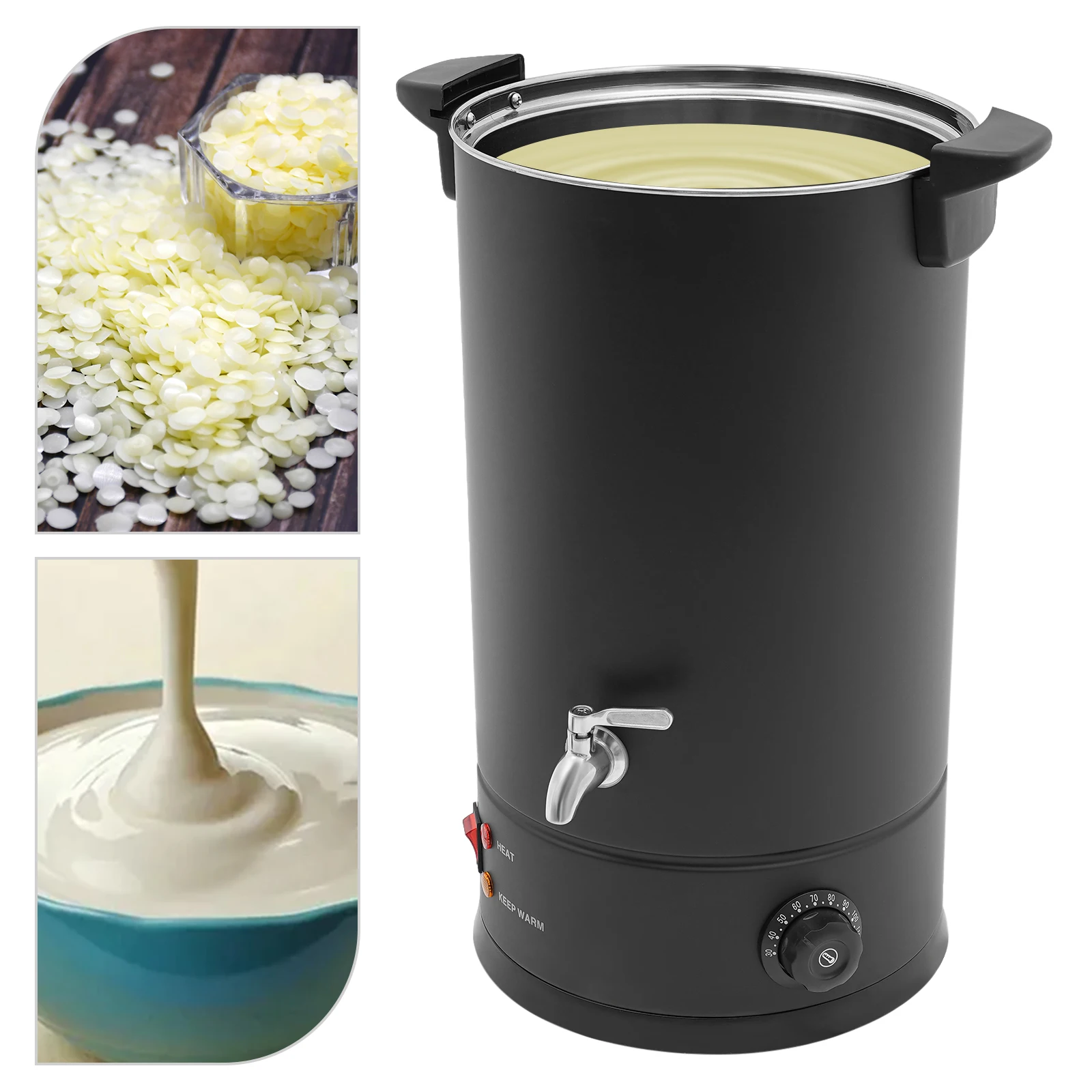 Elektrischer Wachsschmelzofen 15L، 1800W Wachsschmelzer For Die Kerzenherfigur، مجموعة Kerzenherfigures DIY