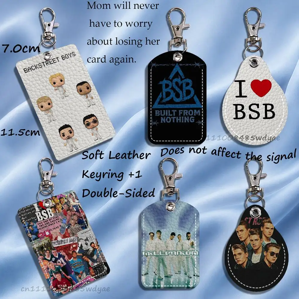 B-Backstreet B-Boys BSB 카드 케이스 가죽 카드 홀더 키체인 키링 교통카드 케이스 title=B-Backstreet B-Boys BSB 카드 케이스 가죽 카드 홀더 키체인 키링 교통카드 케이스