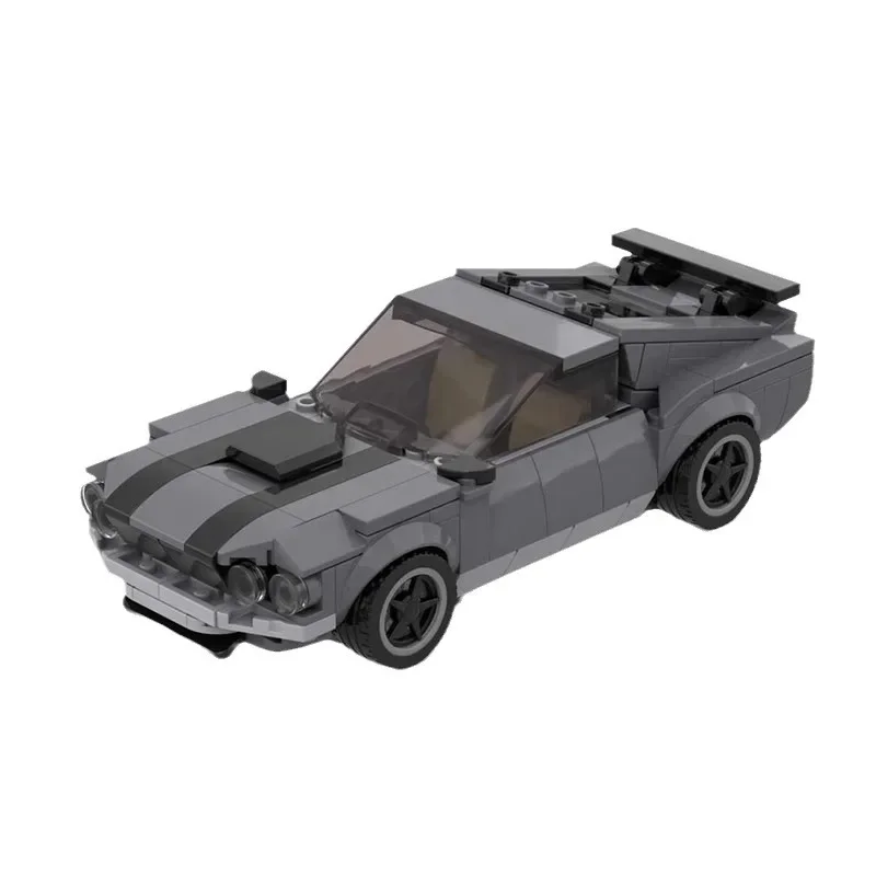 Moc-kompatibles Automodell BOSS 302, Retro-Vintage-Auto, Technologie, modularer Baustein, Geschenk, Weihnachten, Kinderspielzeug, DIY-Set
