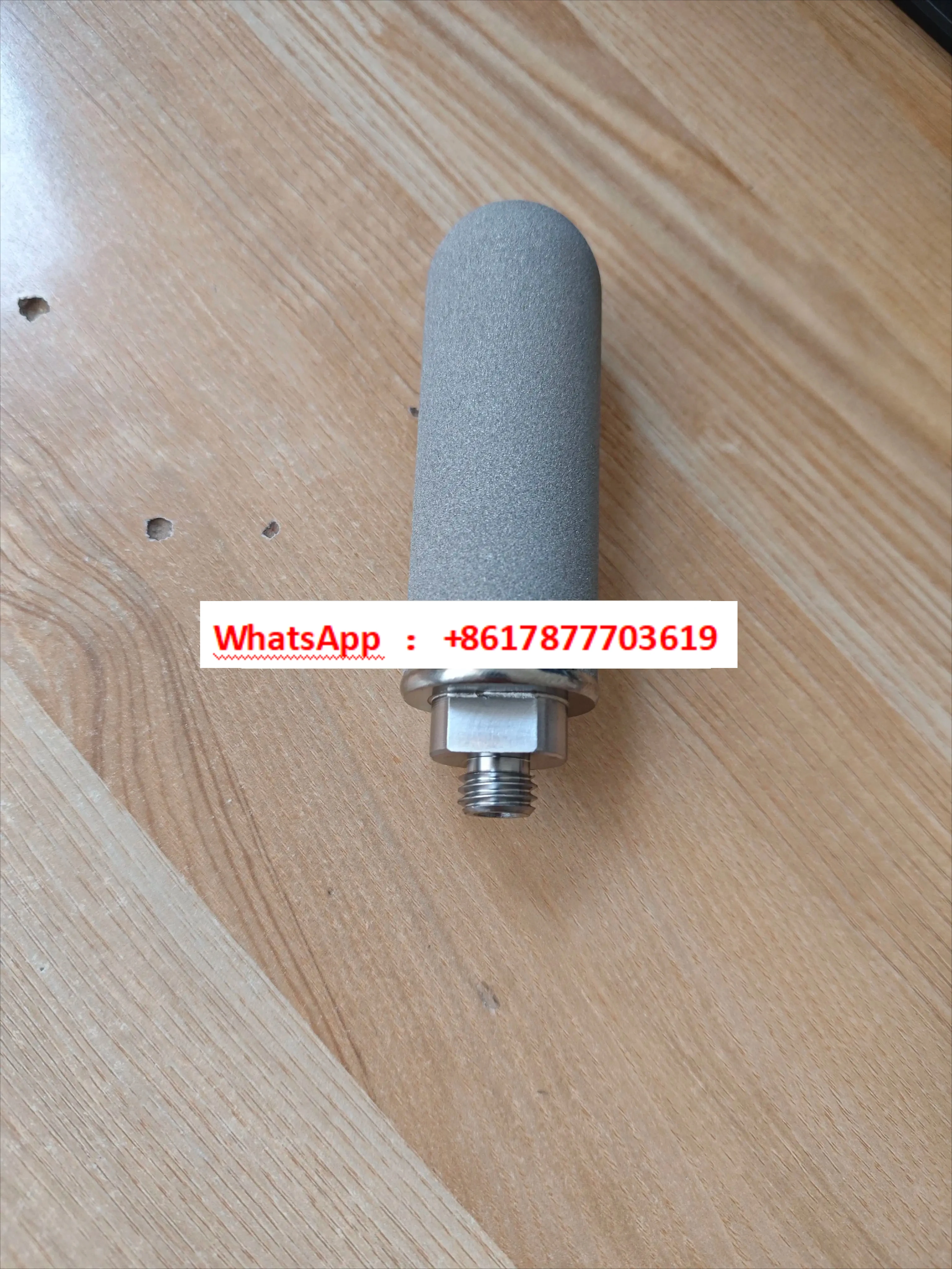 Probe filter cartridge, titanium rod filter cartridge