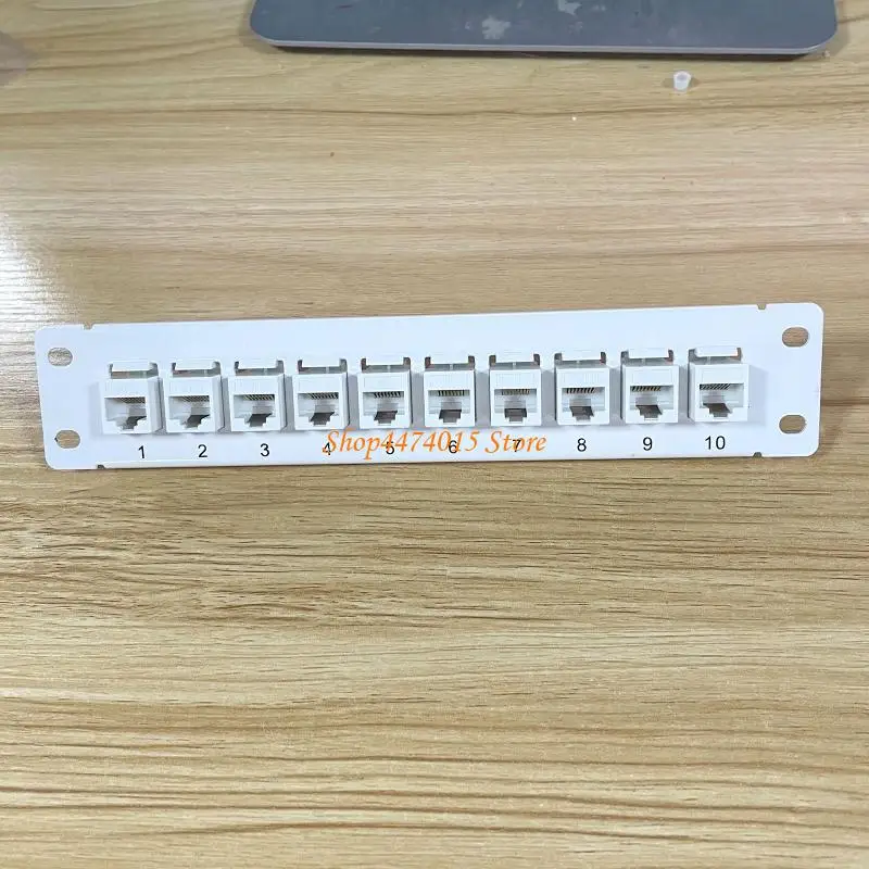 

K1AA 10-портовая экранированная панель Cat6 10G готовый металлический корпус