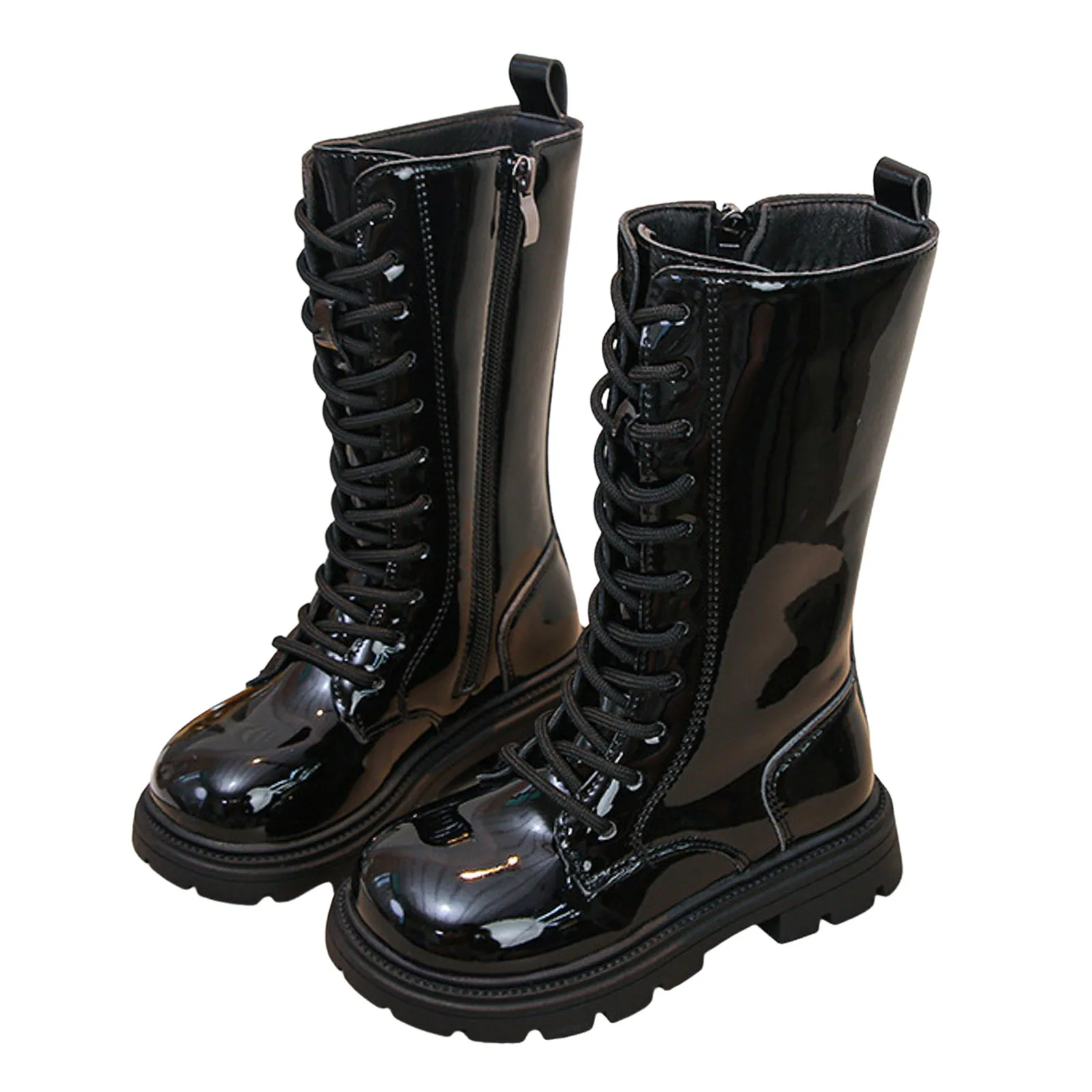 

Girls Boots Children's Children's High Top Fashionable All Boots Girls Small Leather Boots Trendy Shoes Kids Horse Riding Boots