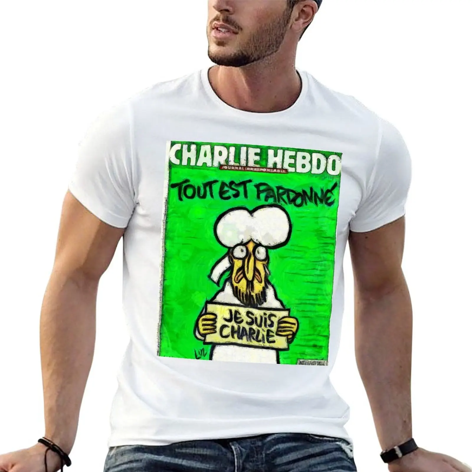 

Tribute To Charlie Hebdo T-Shirt funny t shirts man t shirts for man cotton funny T-Shirt