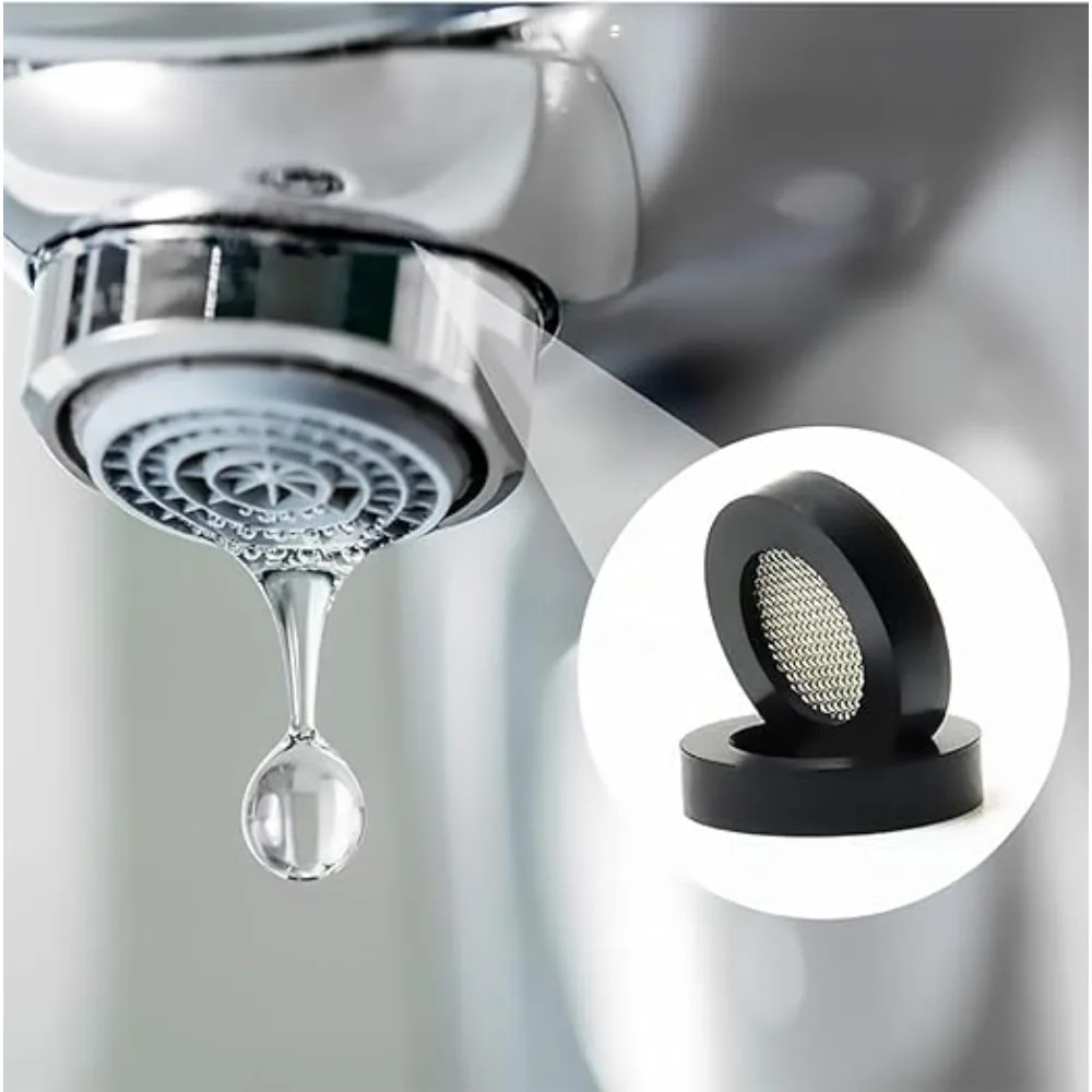 10 قطعة/الوحدة ختم O-حلقة خرطوم طوقا المطاط المسطح غسالة مع شبكة مرشح لصنبور جروميت 1/2 "3/4" جوانات مطاطية 40 شبكة #3