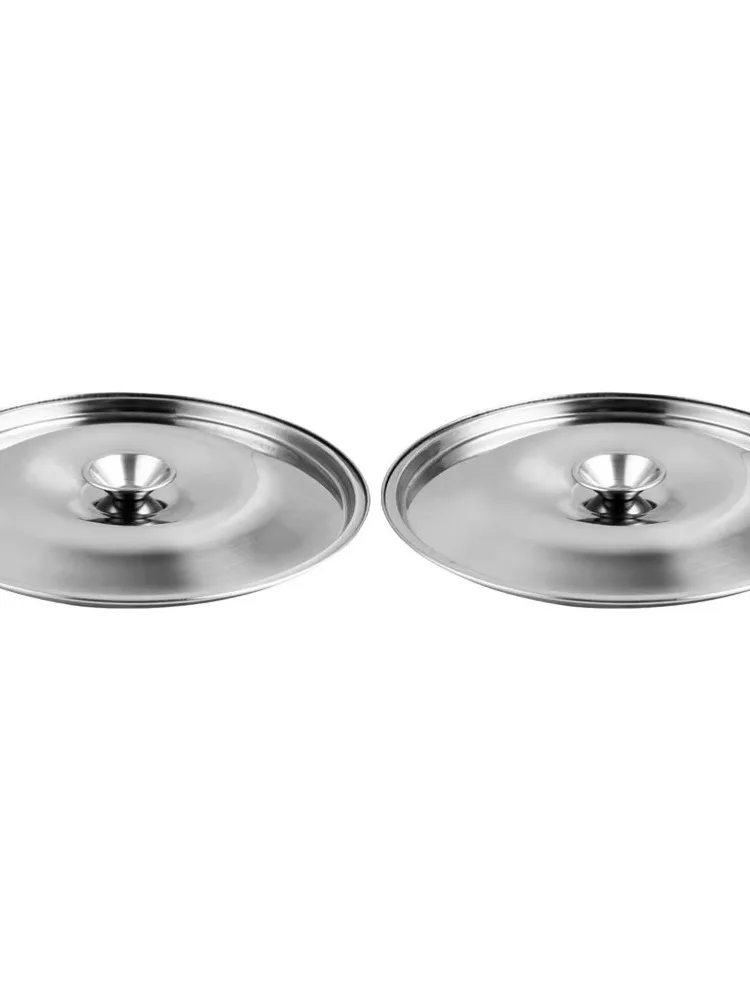 Nieuwe 10-24 cm ronde potdeksel, verdikte roestvrijstalen steelpanafdekking, vervanging, universele keukendeksel, keukenbenodigdheden - afbeelding 2