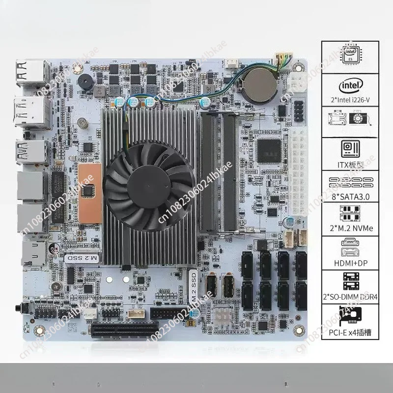 8-drive I5-8265UES NAS onboard 8SATA + dual M.2 8265U-ES motherboards