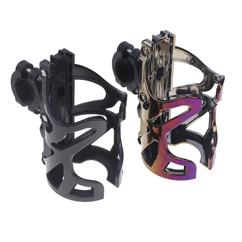 Portabicchieri per bici da moto 1pc Portabevande in lega di alluminio CNC con impugnatura sicura, accessori per moto per installazione senza attrezzi