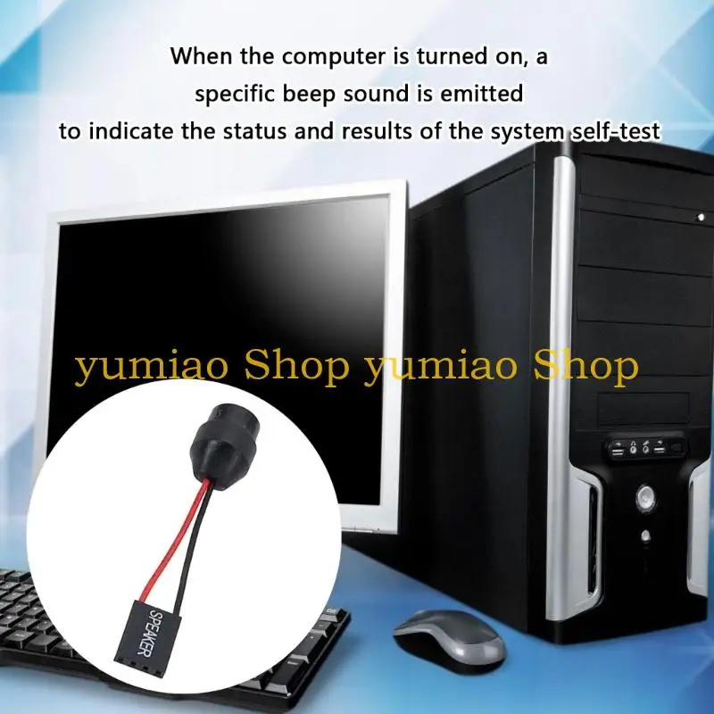 587B Mini Plug Speaker For PC Interanal BIOS Computer Motherboards Mini Onboard Case Buzzer Board Beep Alarm Testing
