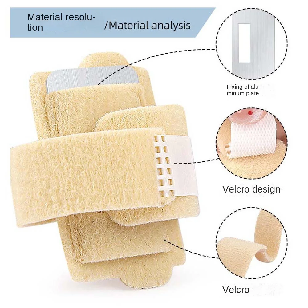 Straightening Toe Splint Support Dislocation Fracture Joint Stabilizer Toe Fix Strap Protector Toe Care Tools Toe Joint Support