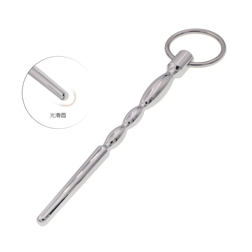 Horse Eye Stick Urethral Masturbation Sex Toy สแตนเลส Urethral Plug Uretral Estimulador เกย์Dilators Sesso