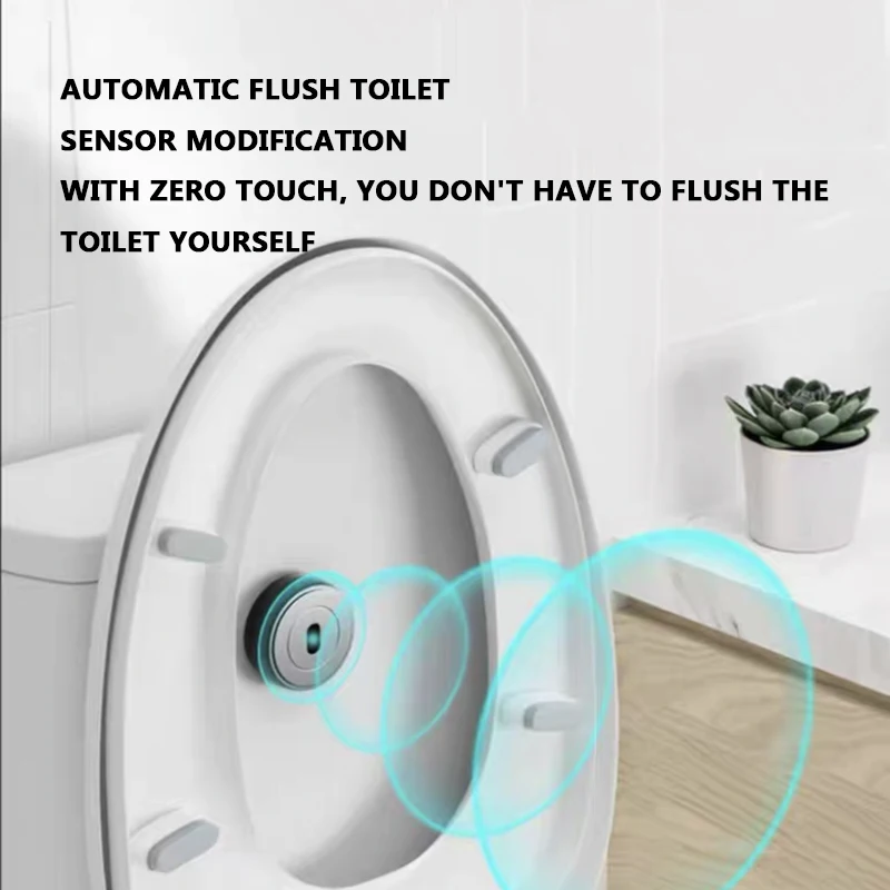 Household toilet flusher infrared sensor smart toilet automatic flushing device accessories