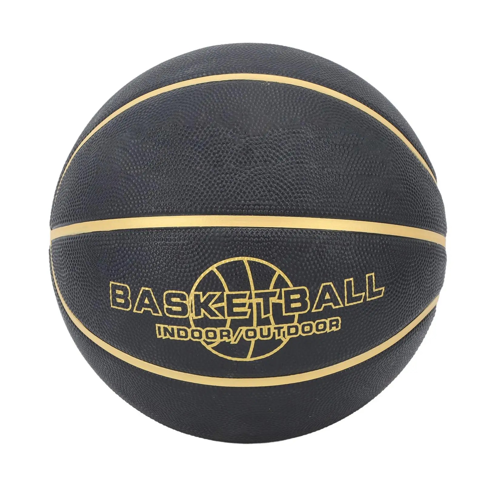 Training Basketball Youth Wear Resistant Black Easy  Sweatproof Large Particles Ideal for school Use