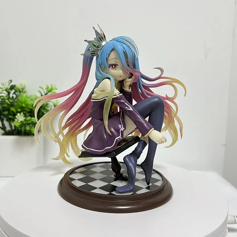 16cm No Game No Life Anime Figure Kotobukiya Shiro Action Figure Shiro Jibril Fairy Shampoo Figurine Adult Collectible Model Toy