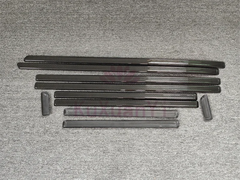 Used for the 2019 Mercedes Benz G class W464/W463A G900 dry carbon fiber rocket style waistline side trim kit decoration kit