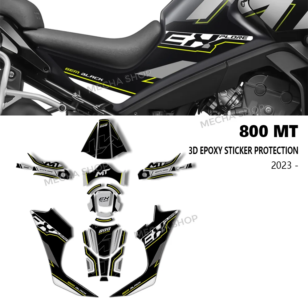 

Наклейка 3D Tank Pad 800MT для CFMoto 800MT Explore Sport 2025, комплект защиты рук из 3D-смолы