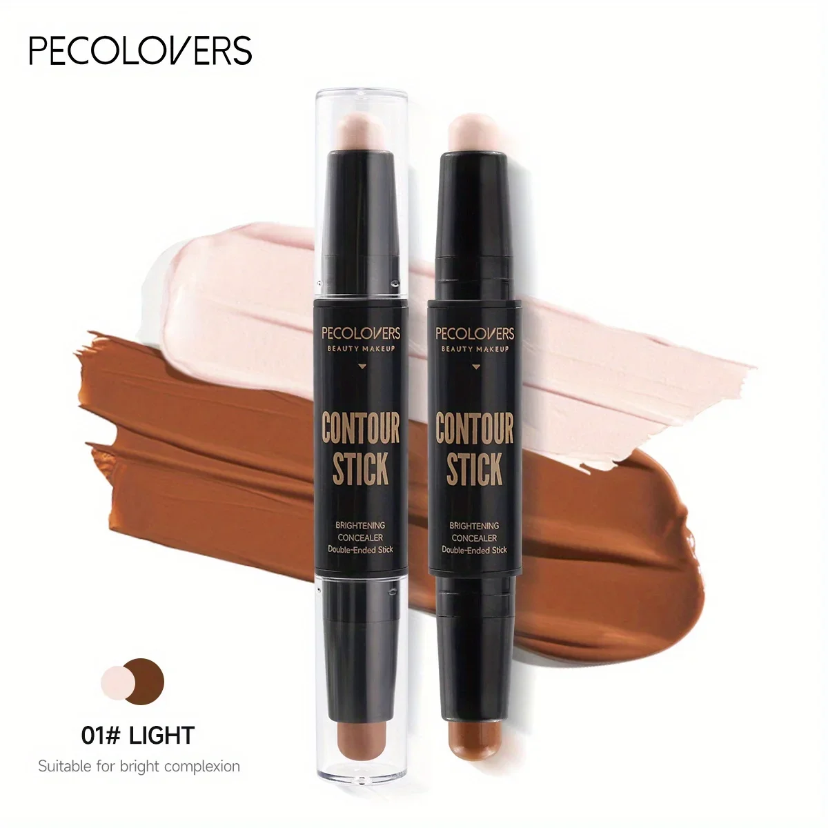 Doppel Kopf Highlight Stift Gesicht Make-Up Flüssigkeit Wasserdicht Contouring Foundation Kontur Make-Up Concealer Stick Bleistift Kosmetik