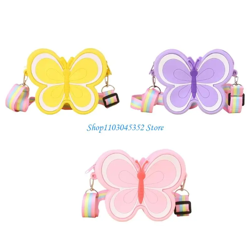 

Crossbody Bags,Soft Silicone Coin Purses Small Shoulder Bag for Kids Girls
