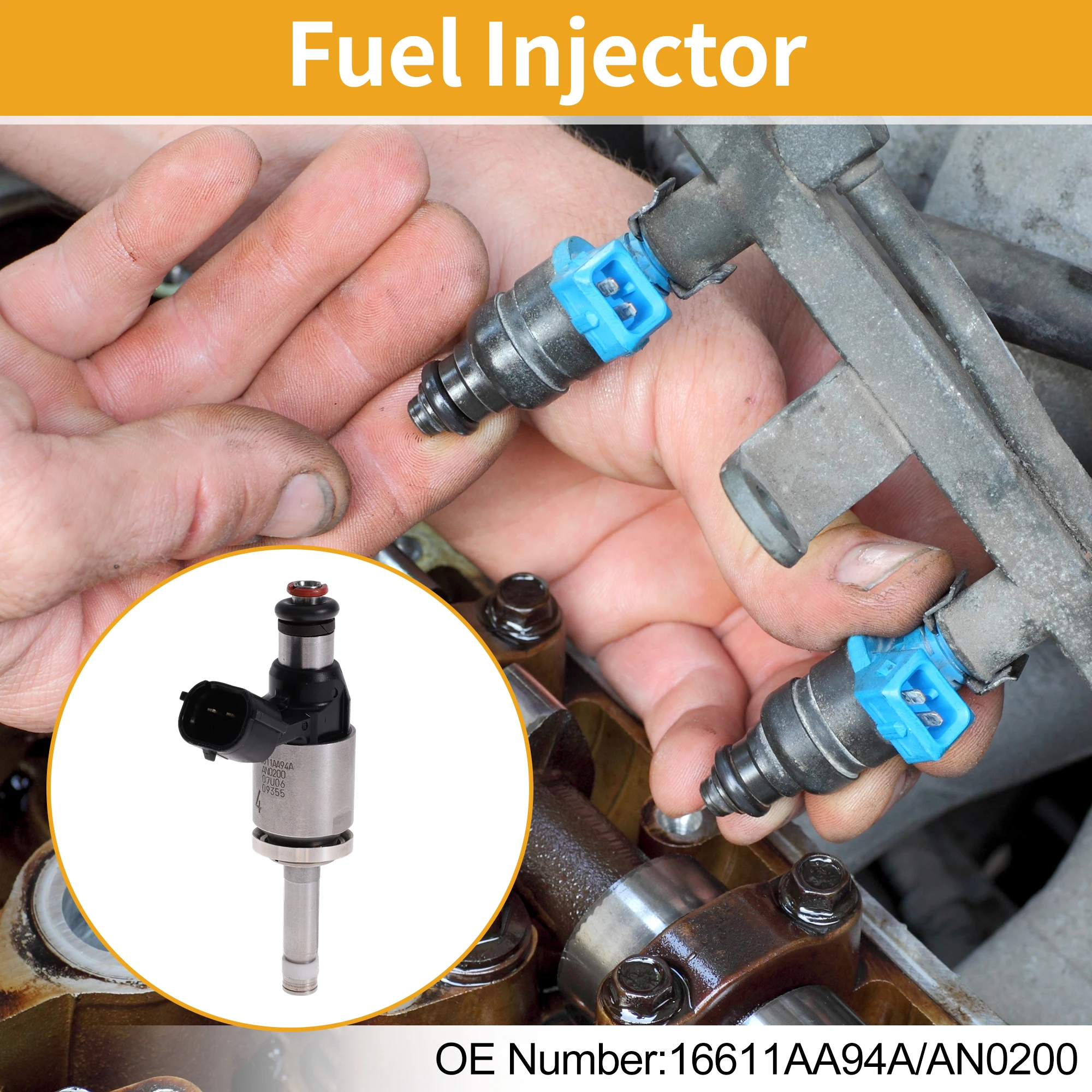 

UXCELL 1 Pcs No.16611AA94A Fuel Injector for Subaru Impreza 2.0L l4 17-19 Fuel Nozzle