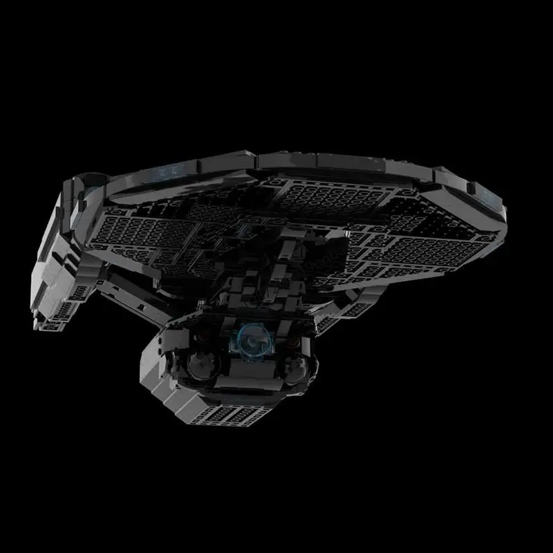 

New 1845Pcs Famous Star Movie Moc Federation Dreadnought Spacefighter Model Creative Ideas Kid Toy Birthday Gift Building Blocks