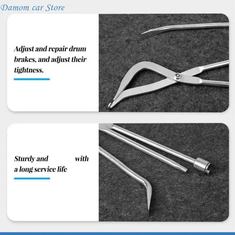A2UC Manual Drum Brake Tool Set with Spring Pliers and Spoon Tool