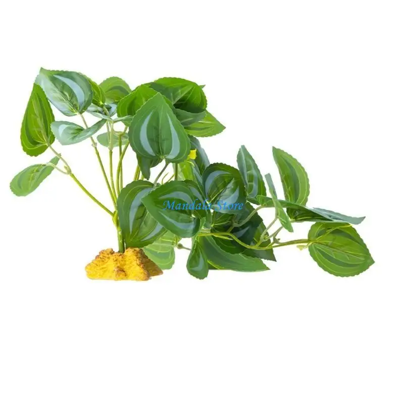 

U2JC Resins Reptiles Plant Terrarium Plant Tanks Decors Naural Appearance Hideouts