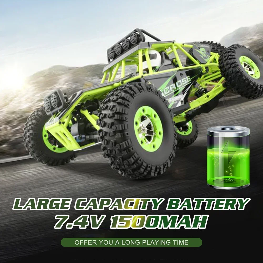 Wltoys 12427 50km/h High Speed RC Car 1/12 2.4G 4WD Off Road Car RC Rock Crawler Cross-country RC Truck