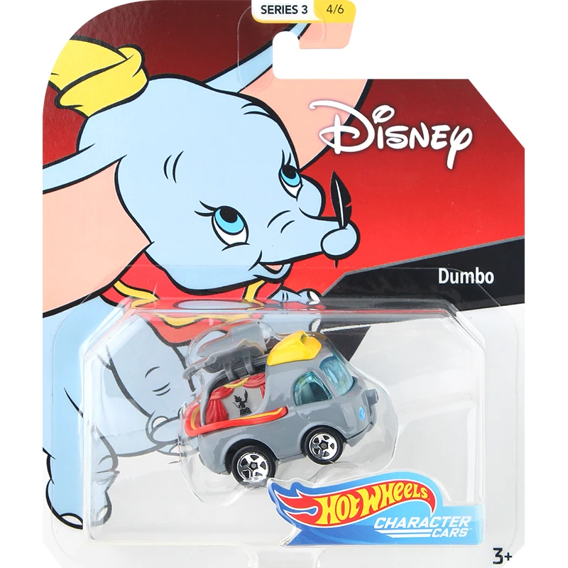 Hot Wheels Disney Wind- en vuurwiel Klassiek karakter Kleine auto Kinderspeelgoed Speelvoertuig GCK28 Niet-radiogestuurd model