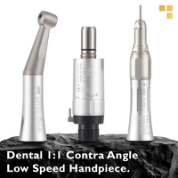 NSK FX25 FX65 Dental 1:1 Direct Drive Contra Angle Low Speed Handpiece Mini Head Dentistry Against Contra Angle Polishing Tools