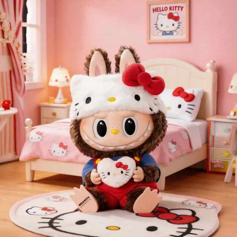 

Новинки 2026 года в наличии: Серия виниловых плюшевых кукол Popmart Labubu X Hello Kitty, коллекционные фигурки в закрытых коробках, подвески-украшения, эксклюзивные подарки