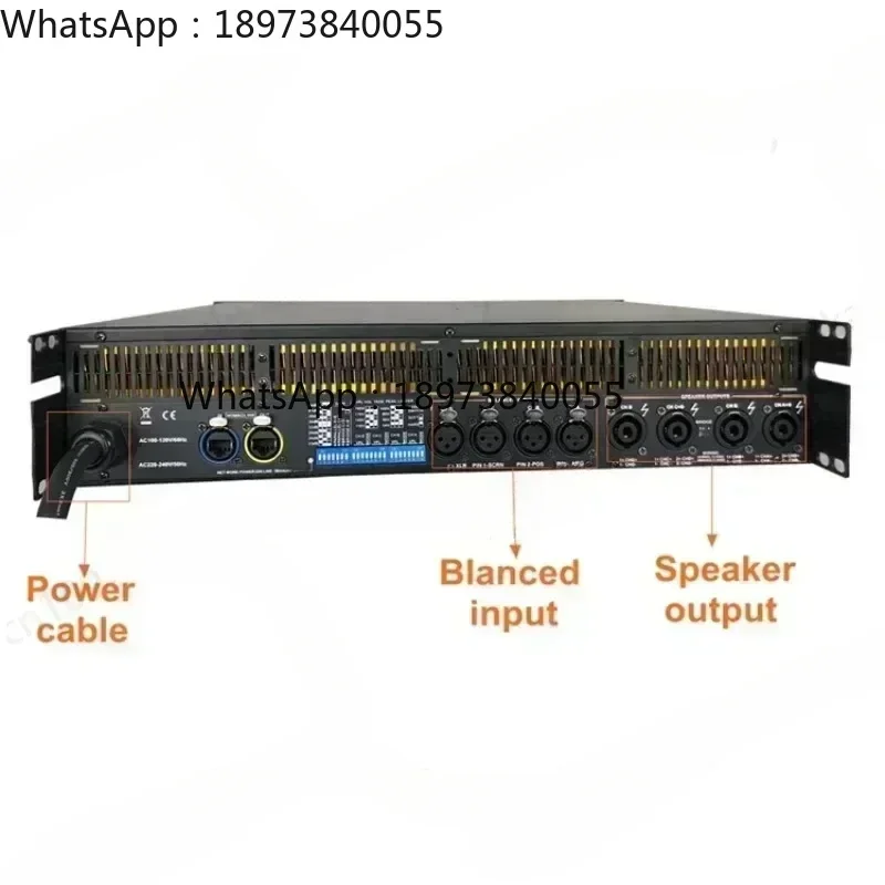 FP20000Q Professional Audio Amplifiers Subwoofer Speakers 4-channels Power Amplifier 20000watts Class-TD