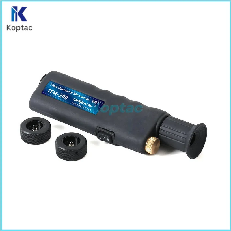 

Optical Inspection 200X Microscope Orientek TFM-200 Fiber Optic Scope With 2.5Mm&1.25Mm Adapter FTTH