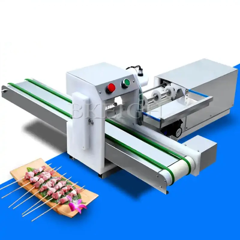 

Factory Price Electric Meat Skewer Machine, Lamb Threading Machine
