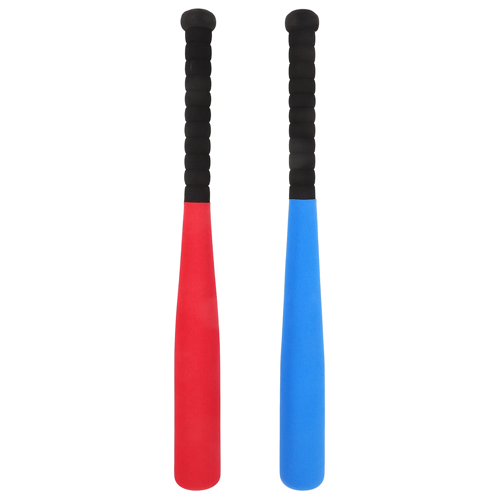 

2Pcs Children's Baseball Bat Set EVA PVC Lightweight Portable Training Toy H held Bat for Teen Yard Play Retro Style Sports