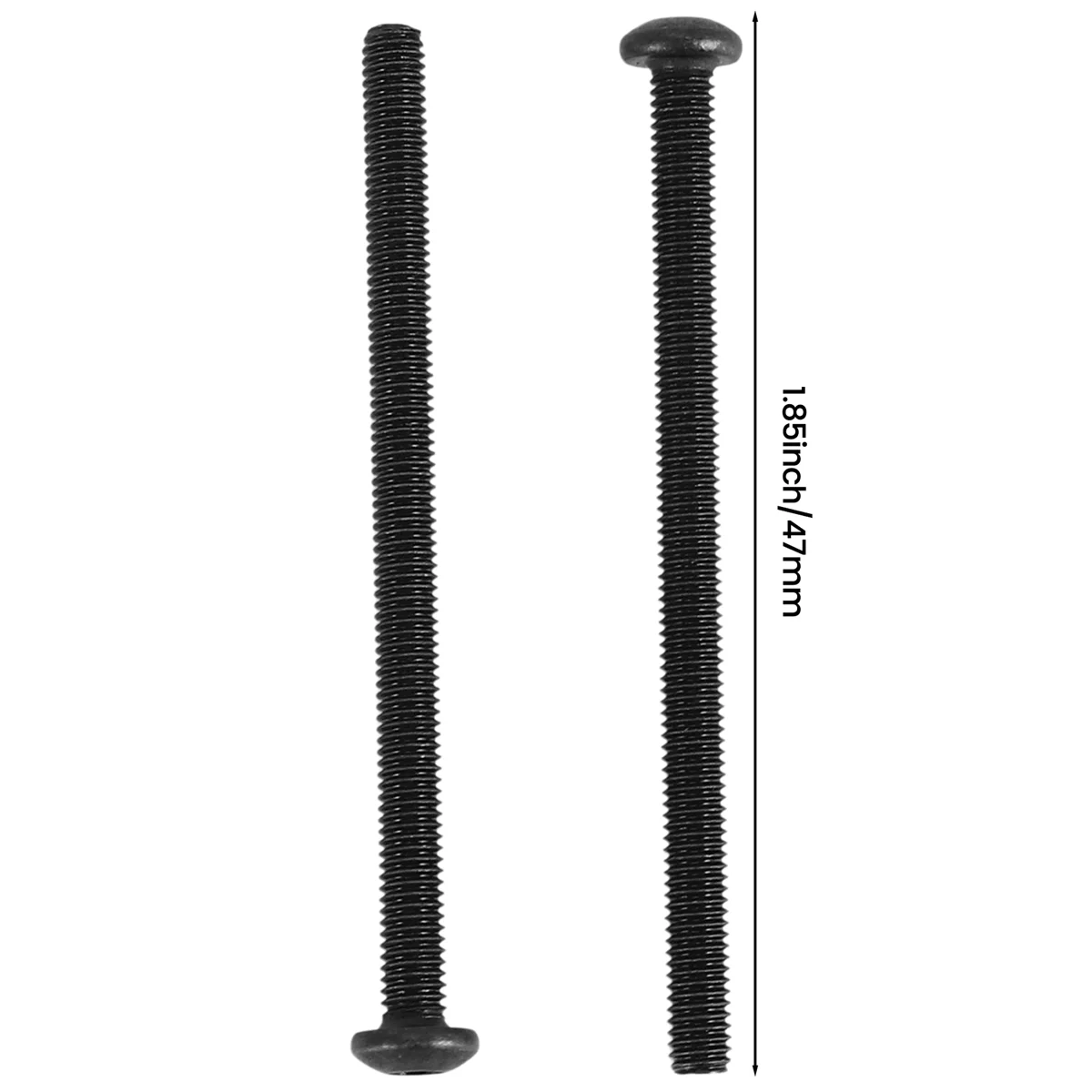 A24P M3 x 45 мм, винты с шестигранной головкой из легированной стали, черные, 20 шт.