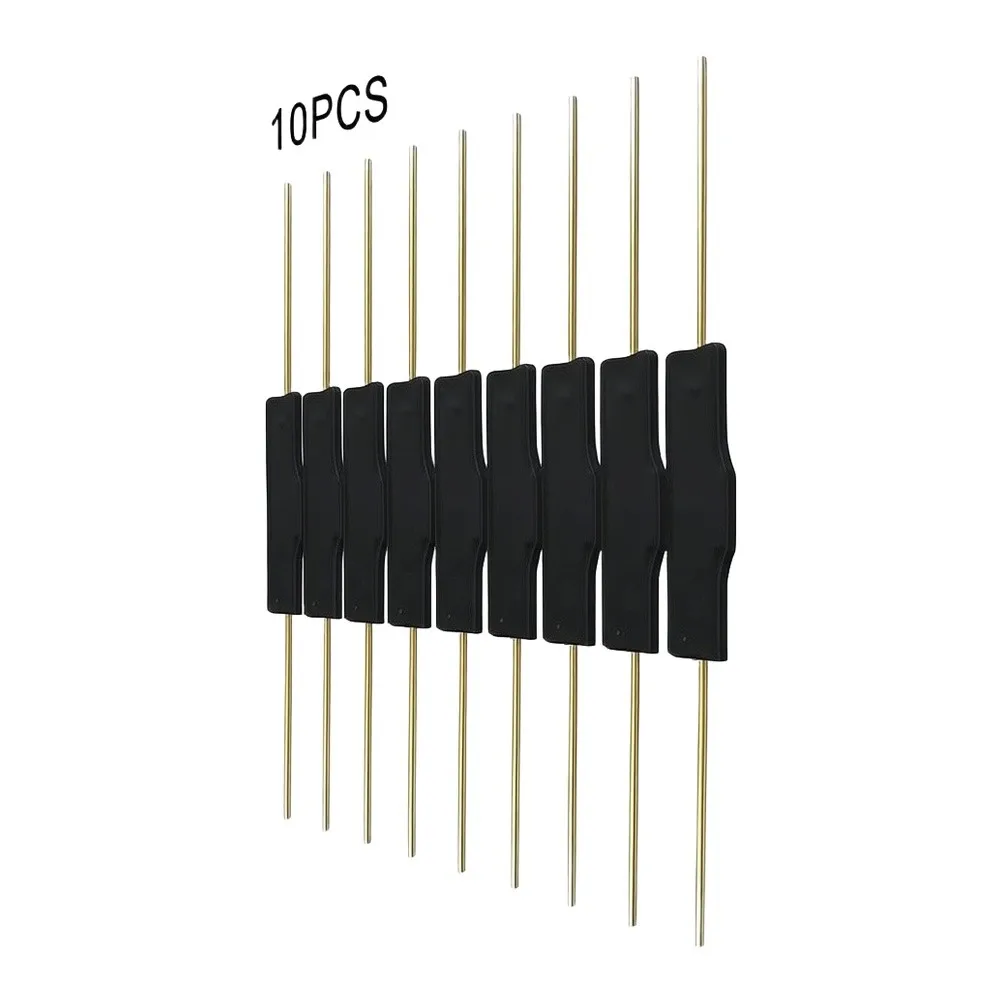 Equipment for reed Switch Closed Induction Magnetic Normally Plastic 10pcs 14.2mm Length Black Electrical Supplies