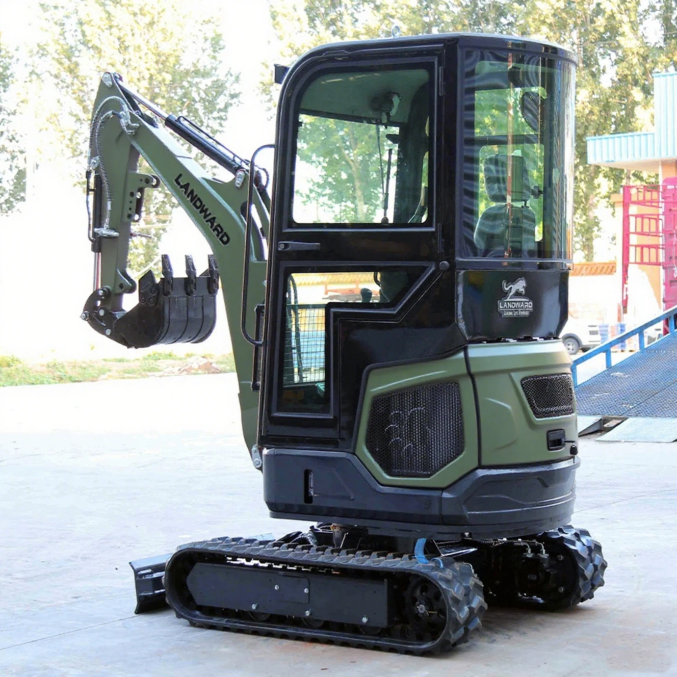 ที่กําหนดเองยูโร 5 Mini Digger 1.8 ตันการเกษตร EPA ดีเซล Bagger สําหรับขาย 3500 กก.ไฮดรอลิก Crawler รถขุดขนาดเล็ก