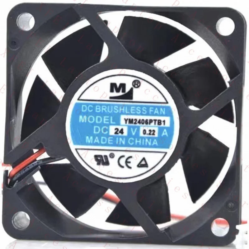 

C FOR M YM2406PTB1 DC24V 0.22A 6CM 6025 2-wire inverter power supply cooling fan