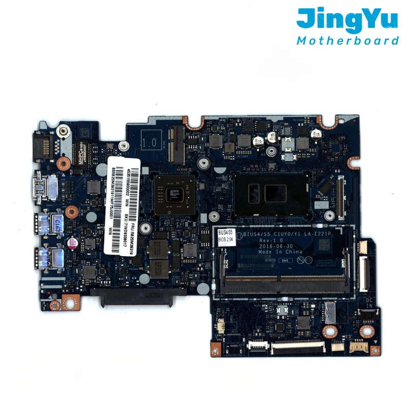 

For Lenovo YOGA 510S-14IKB Laptop Motherboard LA-E221P Mainboard with I5-7200U CPU DIS 2G 100% Tested Ok