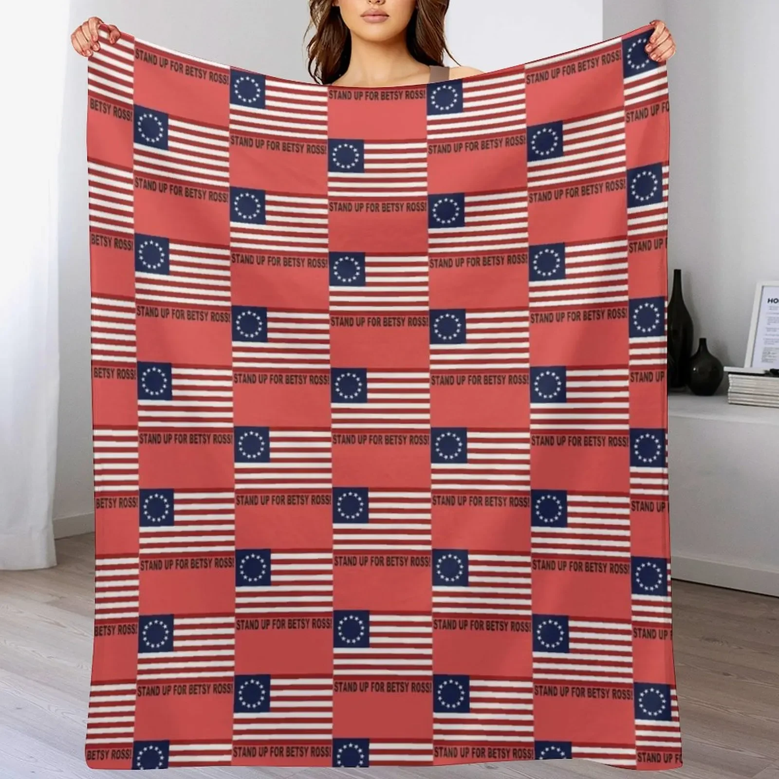 

Stand up for Betsy Ross Rush Limbaugh Throw Blanket Hairy Thins Blankets For Sofas Blankets