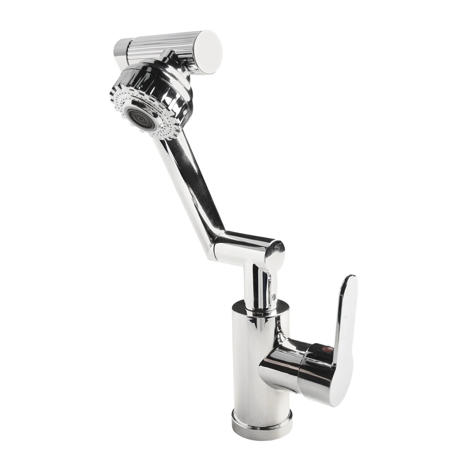 Grifo mezclador para lavabo, núcleo de válvula de cerámica, agua fría y caliente, grifo mezclador para cocina y baño, ducha en cascada, 2 modos