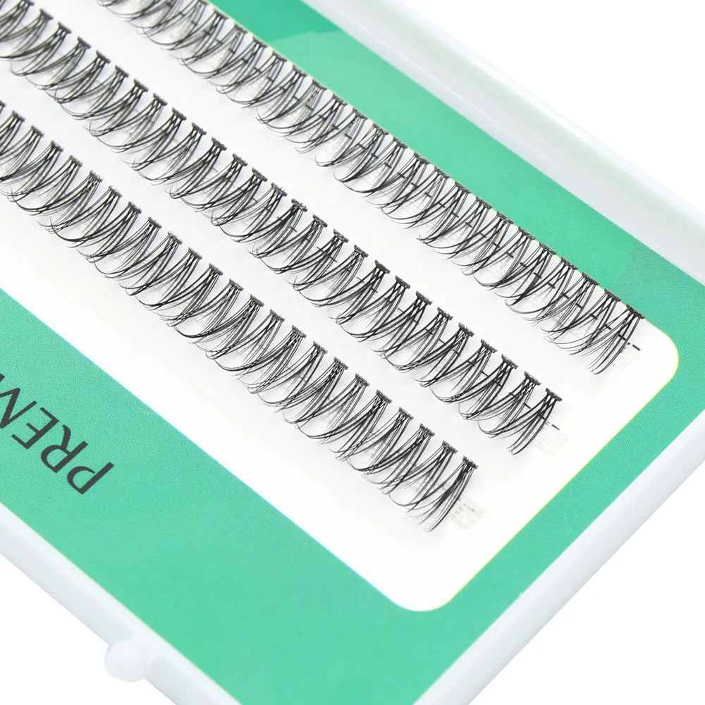 High quality 12D DOVETAIL eyelash personal graft false hair, mink false eyelashes extended personal eyelash bundle Natural Style