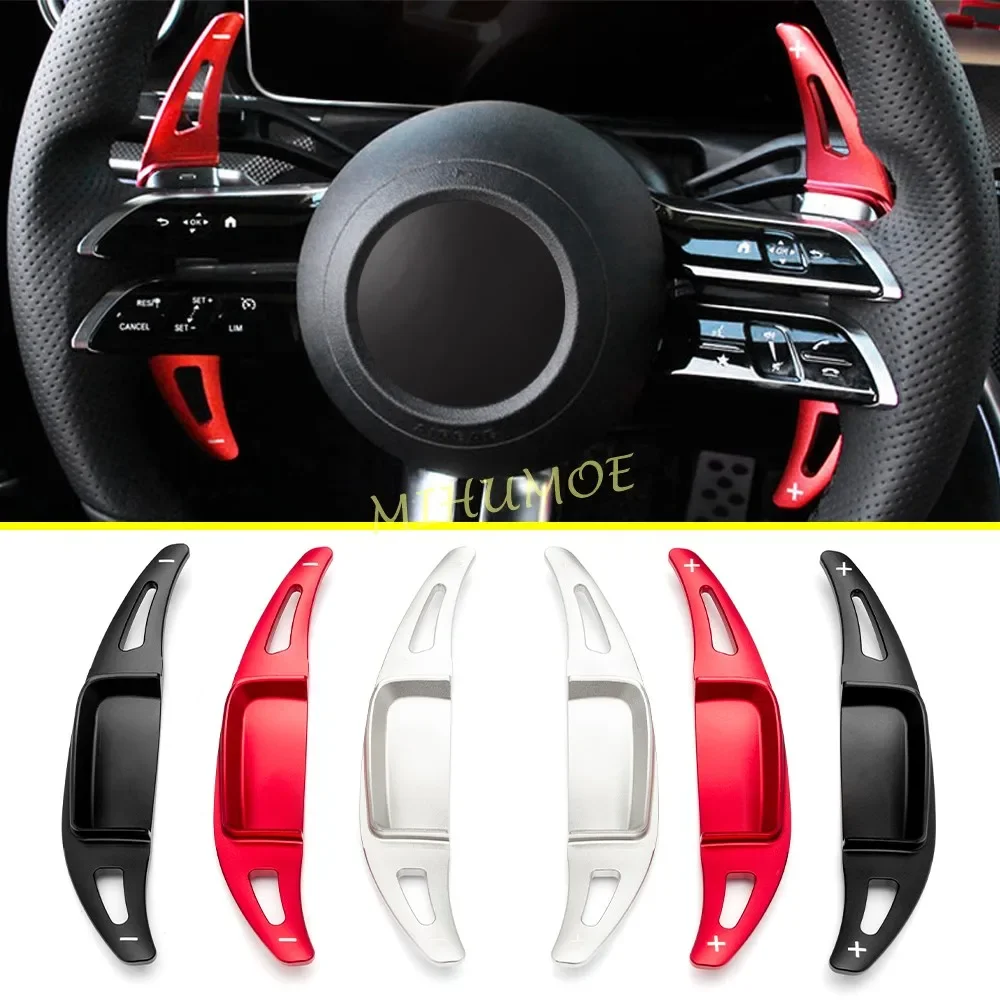 

Для Mercedes-Benz A B C E S GLC EQE EQS 2023-2025 гг., удлинение рулевого колеса, алюминиевые лезвия переключения передач