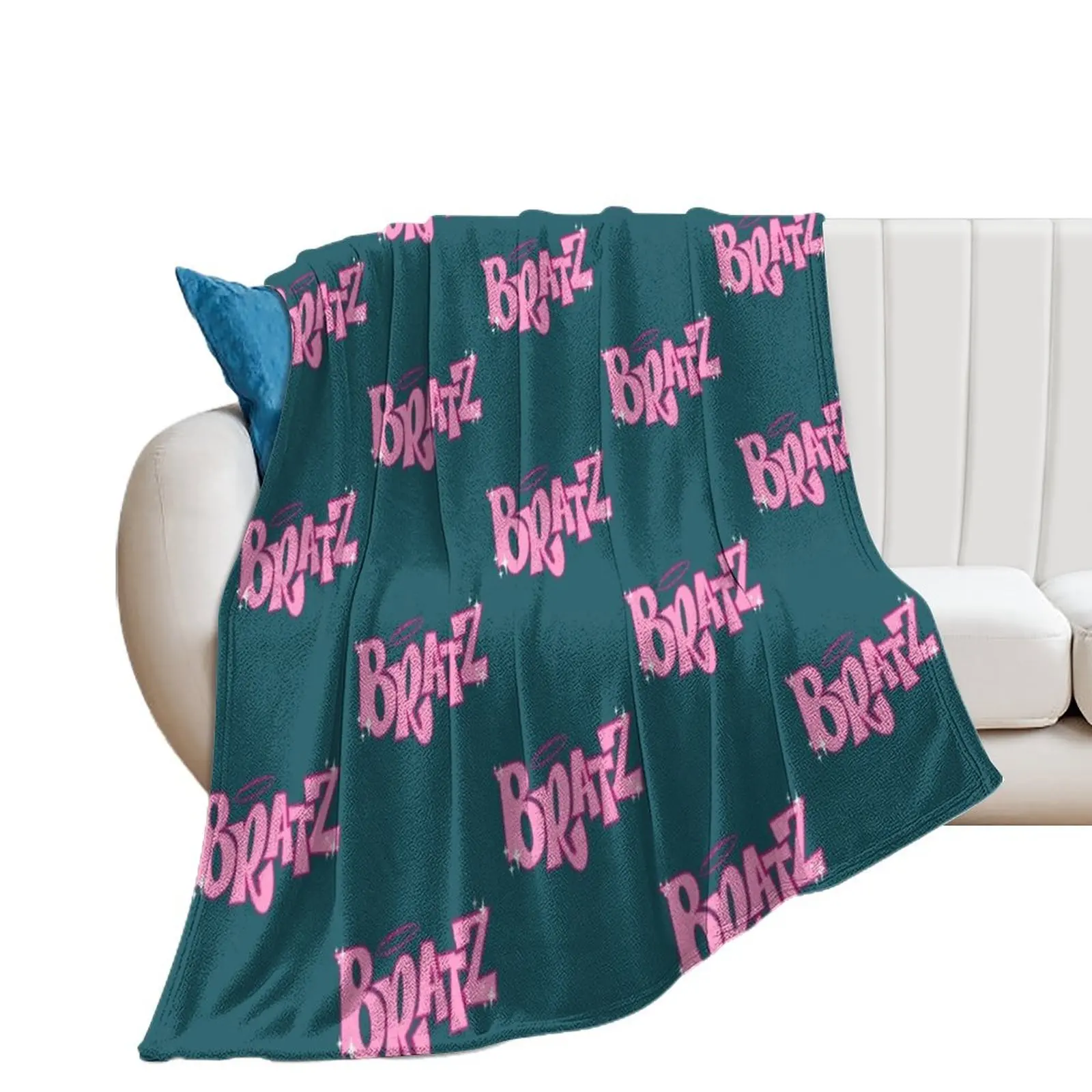 

Bratz! blingee y2k bratz logo Throw Blanket Soft Plaid Nap wednesday Furrys Blankets