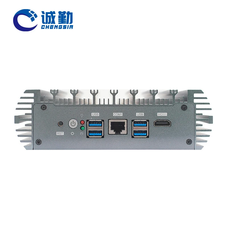 Customized 6*2.5G Lan Firewall Router PfSense OPNsense Computer Case DDR5 POE 1*RS232 4G/5G 12th Gen N100 N300 Fanless Mini PC