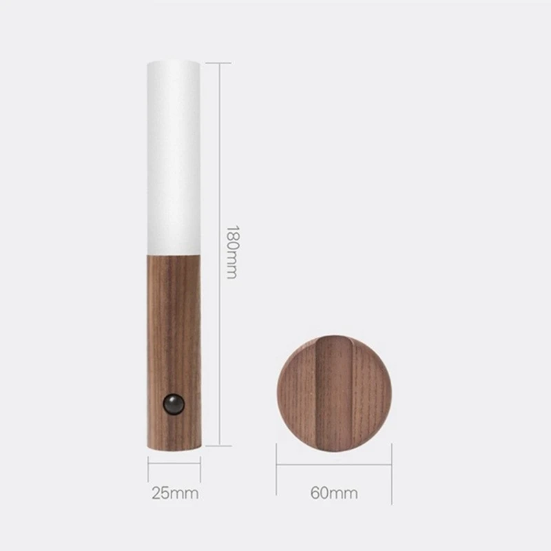 Sensor de movimento magnético Night Light, luz de parede recarregável, vara sem fio, escadaria, corredor interno, luz LED durável