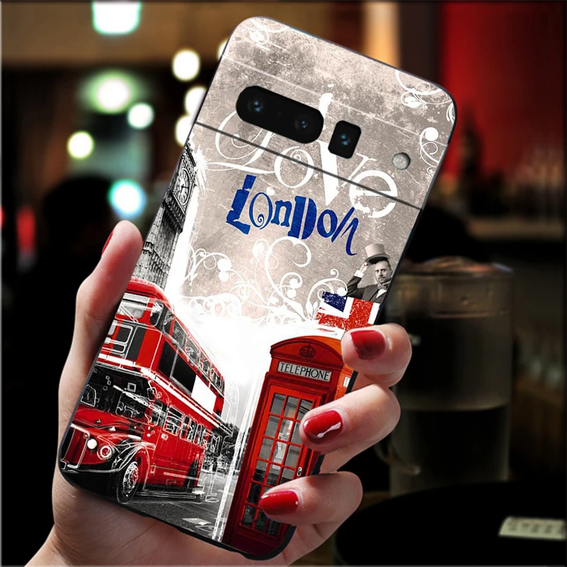 

London aesthetics Carcasa Funda Phone Case For Google Pixel 10 9 Pro XL 9A 8 7 6 Pro Pixel 8A 7A 6A Pixel 8 7 6 5 Case
