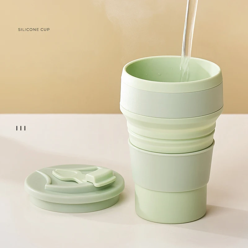 GIANXI Reusable Silicone Folding Cup Portable Telescopic Coffee Cups  Outdoor Camping Travel Hiking Collapsible Cup Drinkware - AliExpress 15